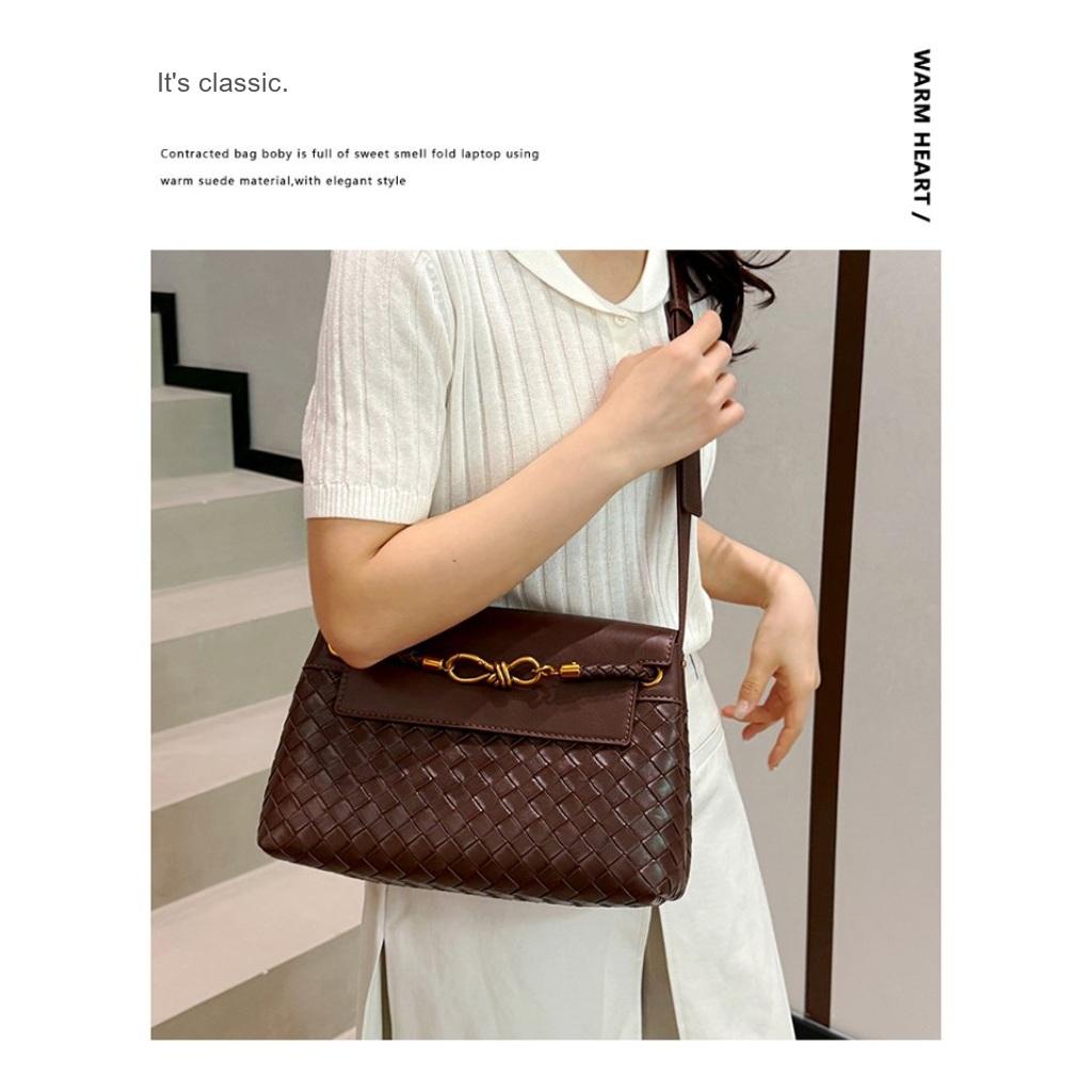 Xeie Thuk Shoulder Crossbody Handbag Women PU Adjustable Strap Daily Commute