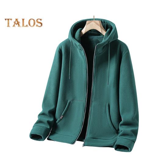 

Мужское осенне-зимнее пальто с капюшоном, застежкой-молнией, длинными рукавами, завязками на шнурке, свободный толстый теплый однотонный кардиган, повседневная куртка с капюшоном L темно-зеленого