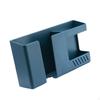 Double Layer Wall Mounted Organizer Box Holder Punch Free TV Remote Control Storage Phone Plug