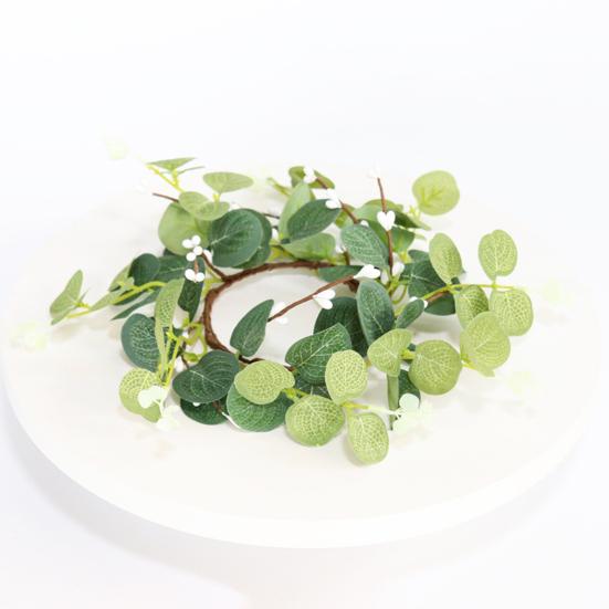 Wreath Decor Handmade Realistic Plastic Vivid Festive Touch Holiday Wreath for Home