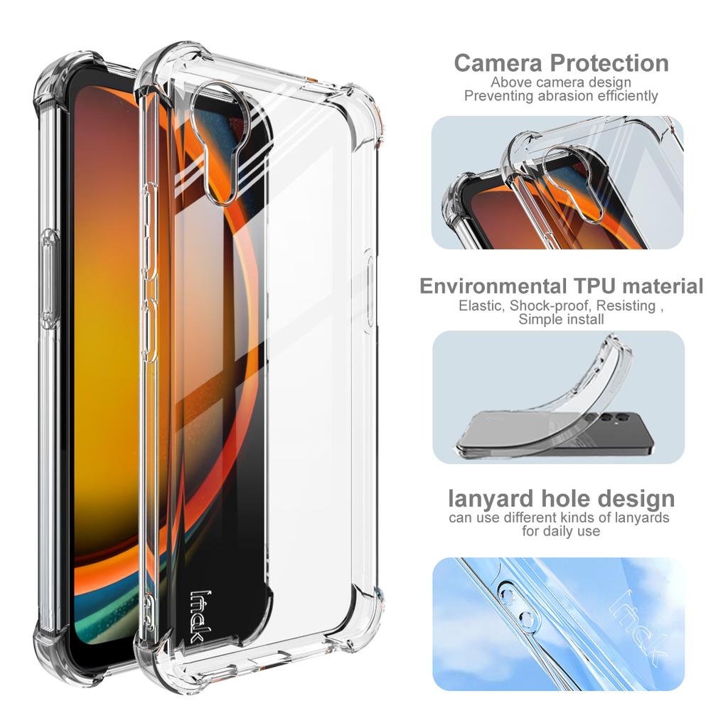 For Samsung Galaxy Xcover 7 5G Phone Case IMAK Shock-resistant Soft Case