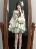 Petite Forest Fairy Dress: Summer Princess Puff Skirt Two-Piece Set for Women