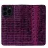 Crocodile Pattern Top Layer Cowhide Flip Wallet Phone Case for Xiaomi Poco C81X Poco X7 Civi 3 Shockproof Protective Cover