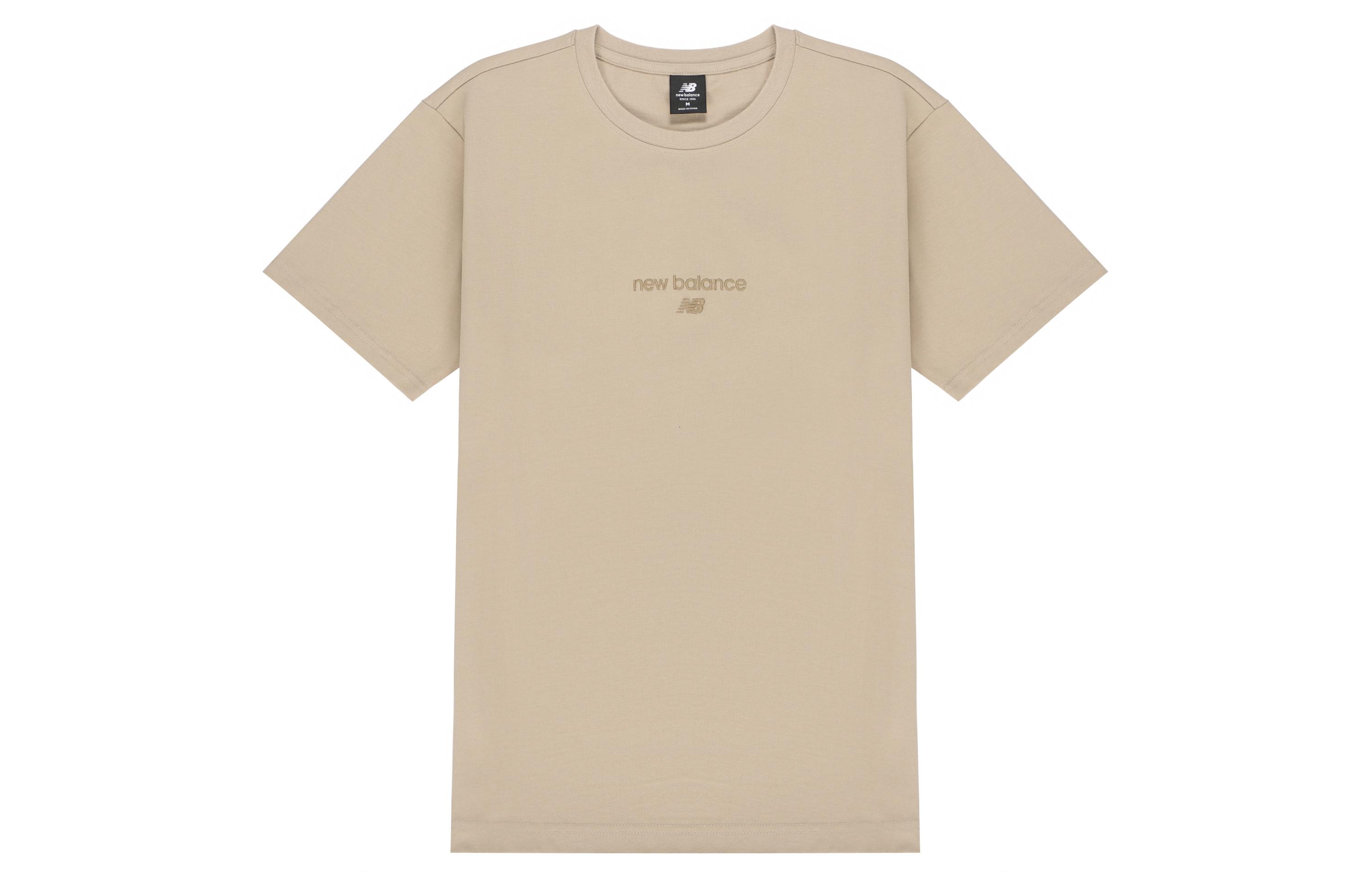 New Balance Set in Sleeve T Shirt Unisex Light Gray AMT21548-PEB S