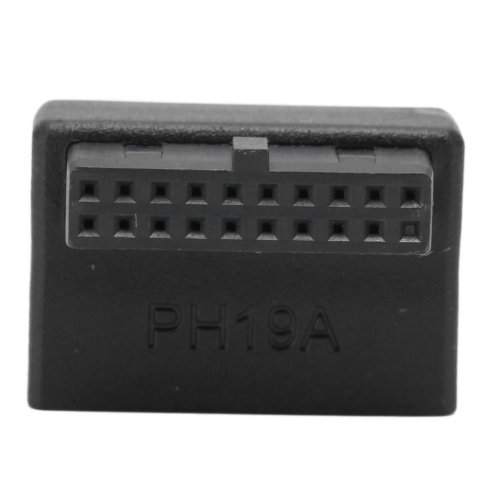 USB Front Panel Adapter Front Panel Socket 90 Degrees  Elbow USB3.0 19Pin To 20Pin Header Adapter for PC