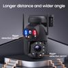 10x/20x Zoom 4G/WIFI Solar Powered Camera, HD Night Vision Security Camera, Solar Panel, PIR Human Motion Detection Monitor