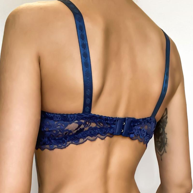 Europa und die Vereinigten Staaten Dünne Einschicht Sexy BH Volle Spitze Stahlring Cottonless BH Einstellbare Big Yards BH