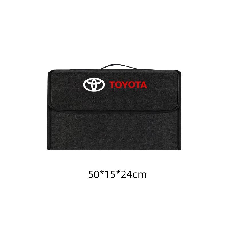 YQMN5 Car interior sticker Car Trunk Storage Box Foldable Felt Organizer Stowing Tidying Box For Toyota Corolla Camry rav4 Yaris hilux