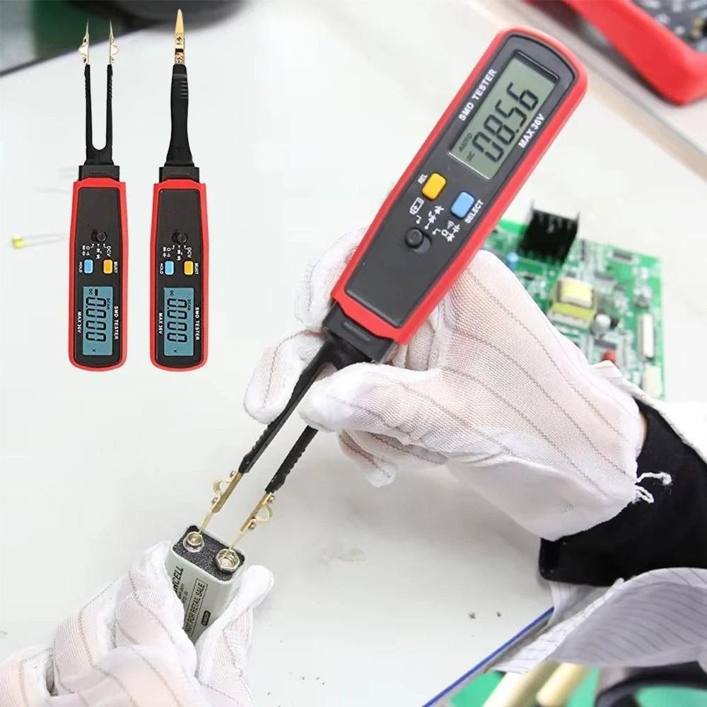 LCD Display Voltage Testers Auto Range Voltage Detector Digital SMD Tester  Resistor Detection