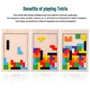 Tetris Wooden Building Blocks Puzzle - Kindergarten Prize, Souvenir, Gift, or Class Reward