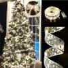 Christmas Led Ribbon Lights With Battery Box For Tree Decor And Festive Scene Lighting
