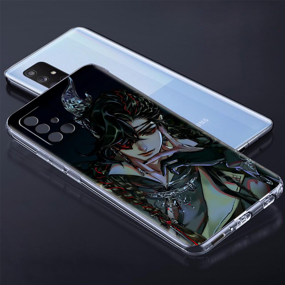 Etui Na Telefon Błogosławieństwo Oficjala Niebios Dla Samsung Galaxy A51 A71 A21S A12 A11 A31 A41 A52 A32 5G A72 A01 A33 A13 5G Przezroczyste Etui