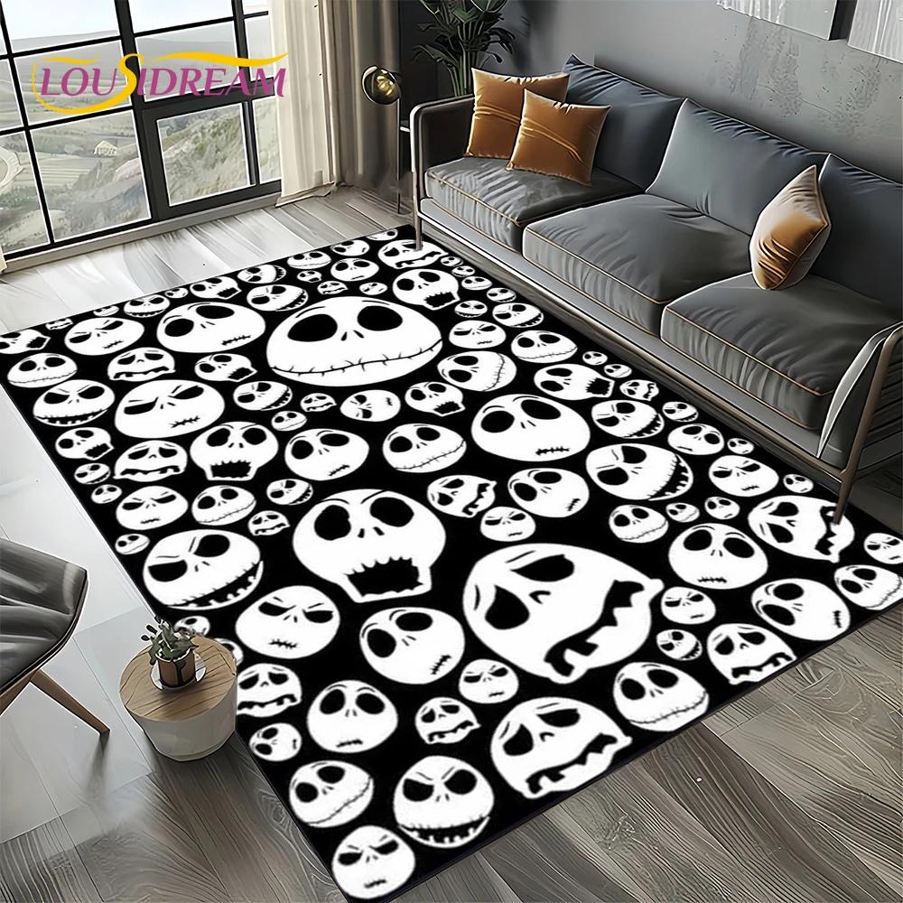 The Nightmare Before Christmas Cartoon Carpet Rug for Bedroom Living Room Home Sofa Decoration,kids Large Decor Floor Mat Gift