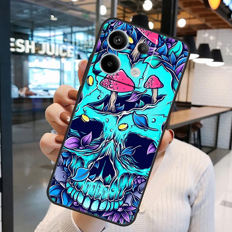 Wild Forest Mushroom Case For Xiaomi Redmi Note 11 9 10 12 13 14 15 Pro Plus Redmi 15 15C 10C 12C 13C 14C Cover