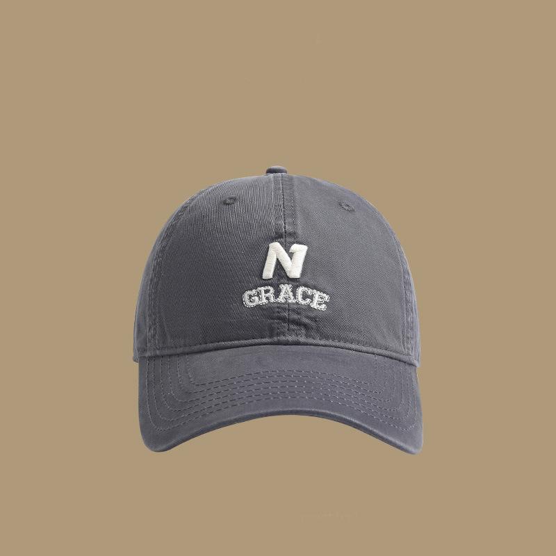Big head circumference Wide brim Big face Wide baseball cap Women's face Small peaked cap Men's hat Autumn and winter