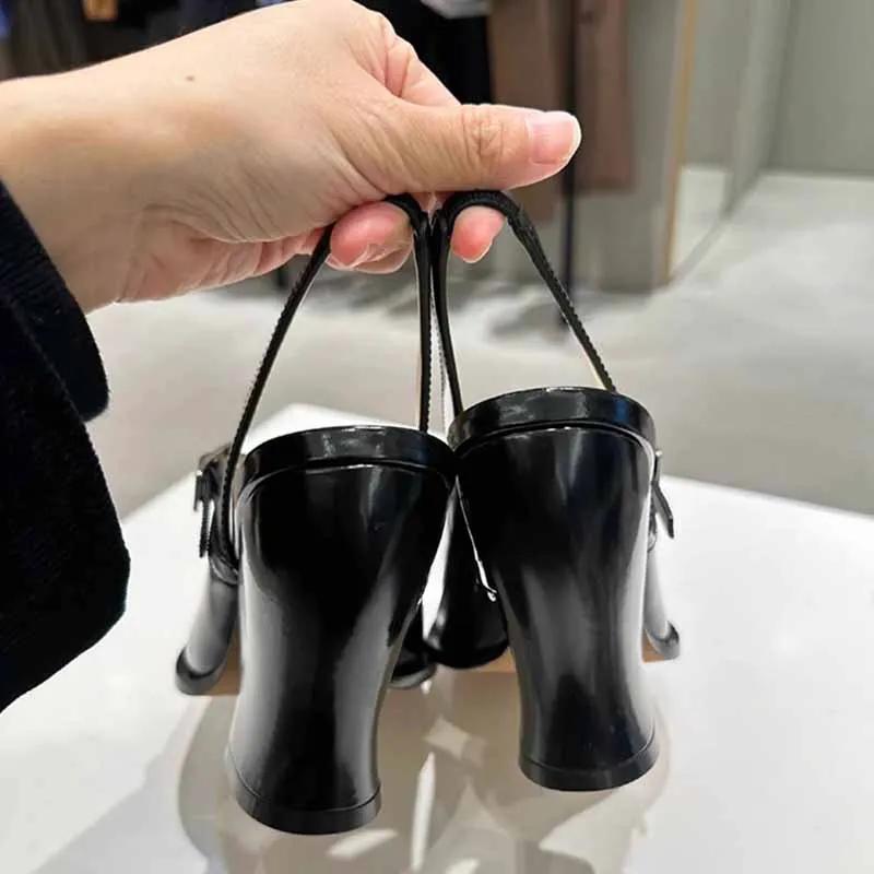 Women's Shoes, High Heels, 2025 Trend, Luxury Brand Sheepskin High Heels, Square Toe Ladies Party Shoes, Yang Mi High Heels
