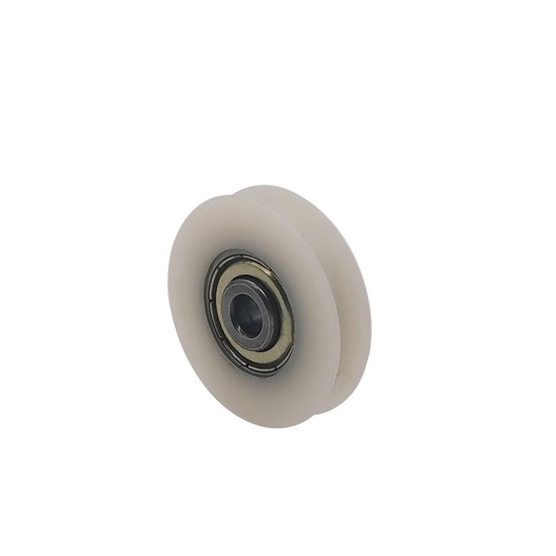 Sliding Door Wardrobe Pulley: 6x38x9 U-Groove Wrapped Nylon Roller