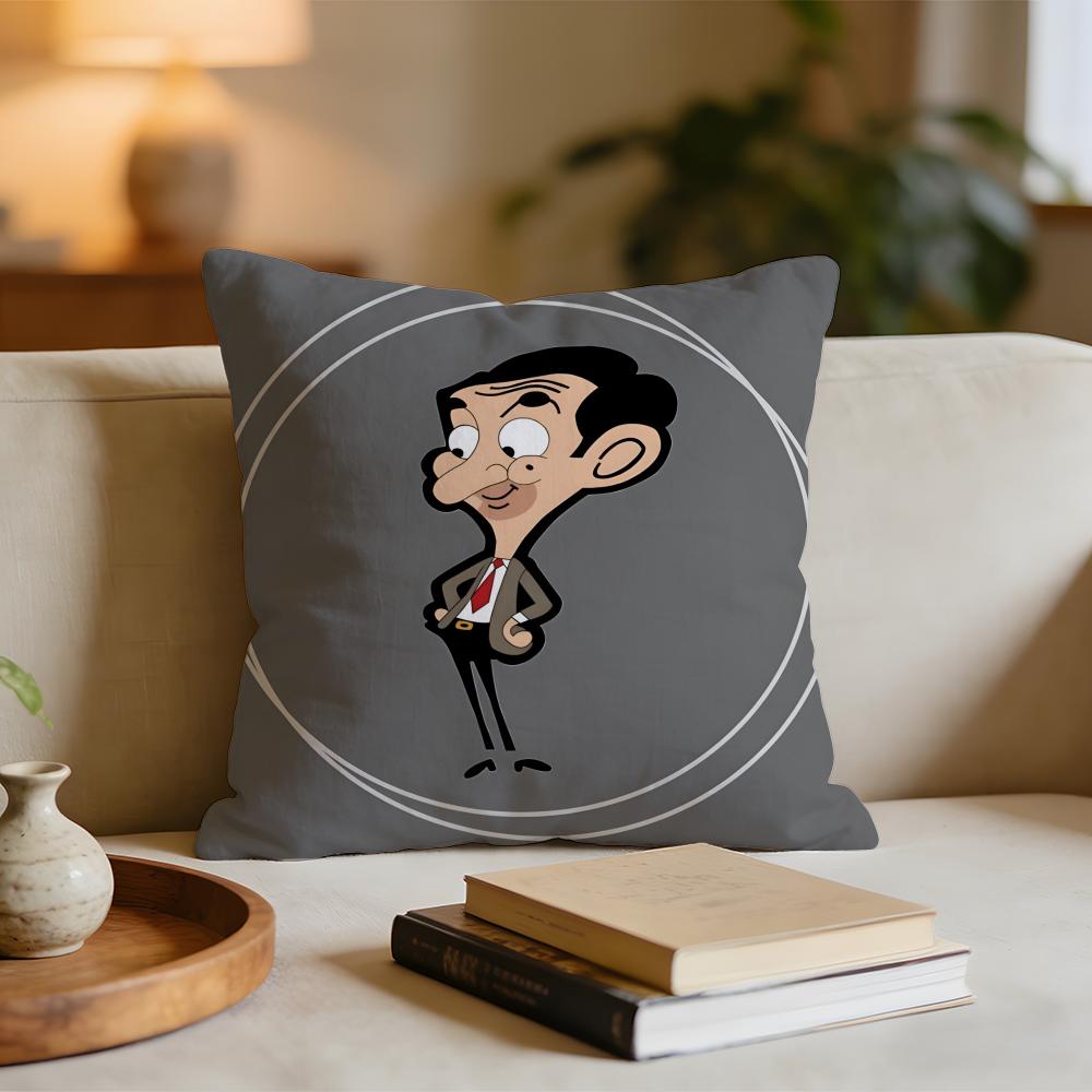 

MMr BeanS Cartoon Cushion Cover Short plush pillowcase for bed sofa carwashable 30x30cm