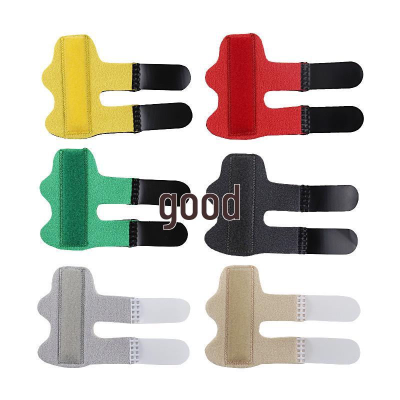 Adult Finger Fixation Splint: Protective Strap with Steel Plate Support.