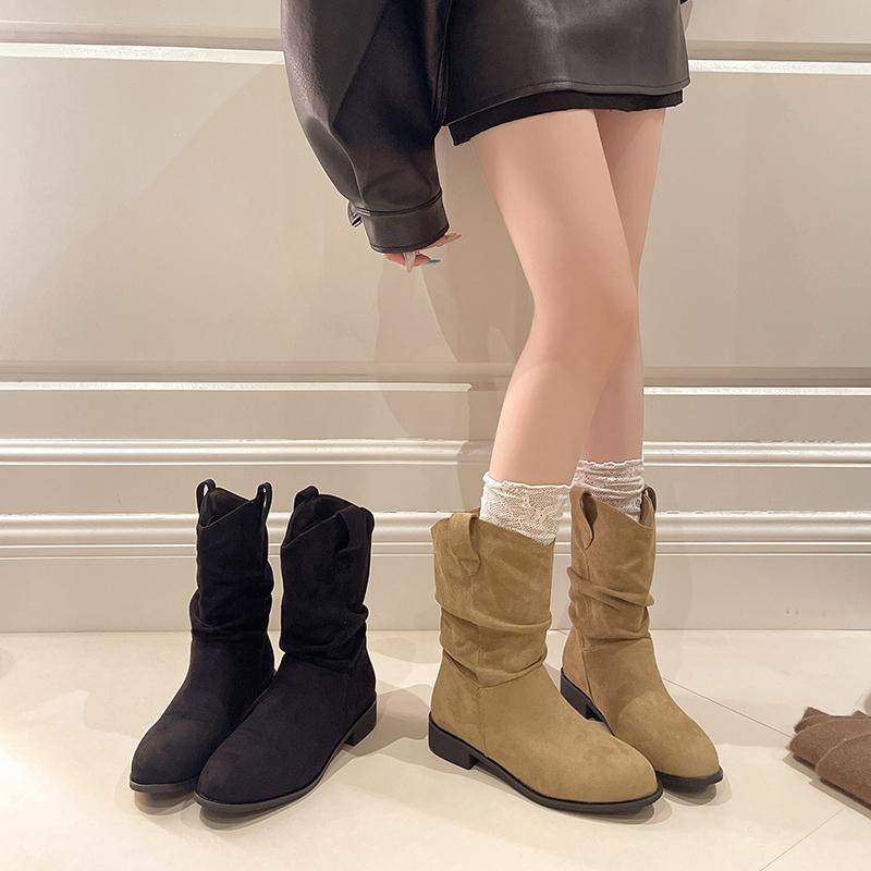 Fashion 2025 Casual Comfortable Fashionable High Top Women Boots Winter New Breathable Workwear Shoes Trendy Anti Slip Safety Shoes