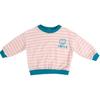 Girls Long Sleeve Striped Lightweight Base Layer Top for Spring Autumn