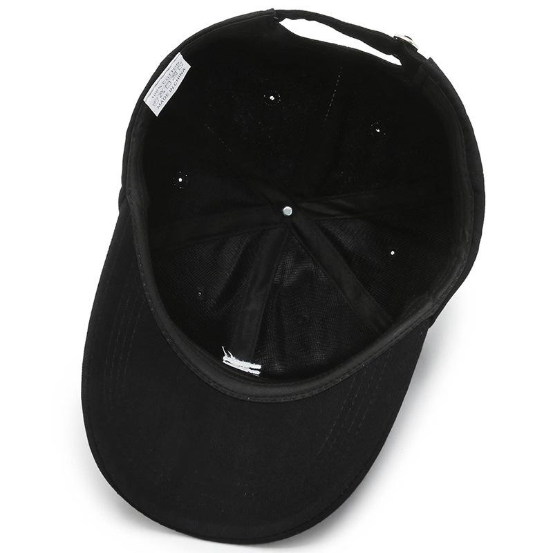 Three Horizontal Lines Embroidery Baseball Caps Spring And Autumn Outdoor Adjustable Casual Hats Sunscreen Hat