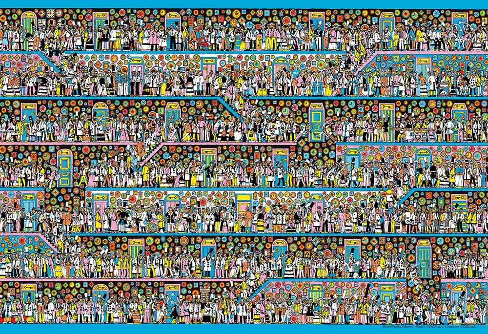 

in Beverly 1000 Micro Piece Jigsaw Puzzle A Time War x 38 [Made Japan] Where s Wally Clock-Filled (26 cm) M81-734