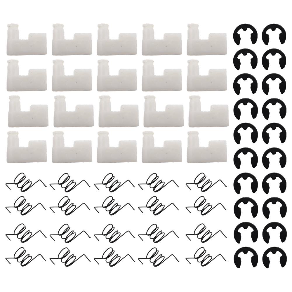 20pcs Rewind Starter Flywheel Pawl Dog Spring Clips Set For Chinese Chainsaw 4500 5200 5800 45cc 52cc 58cc Gas Chain Saws