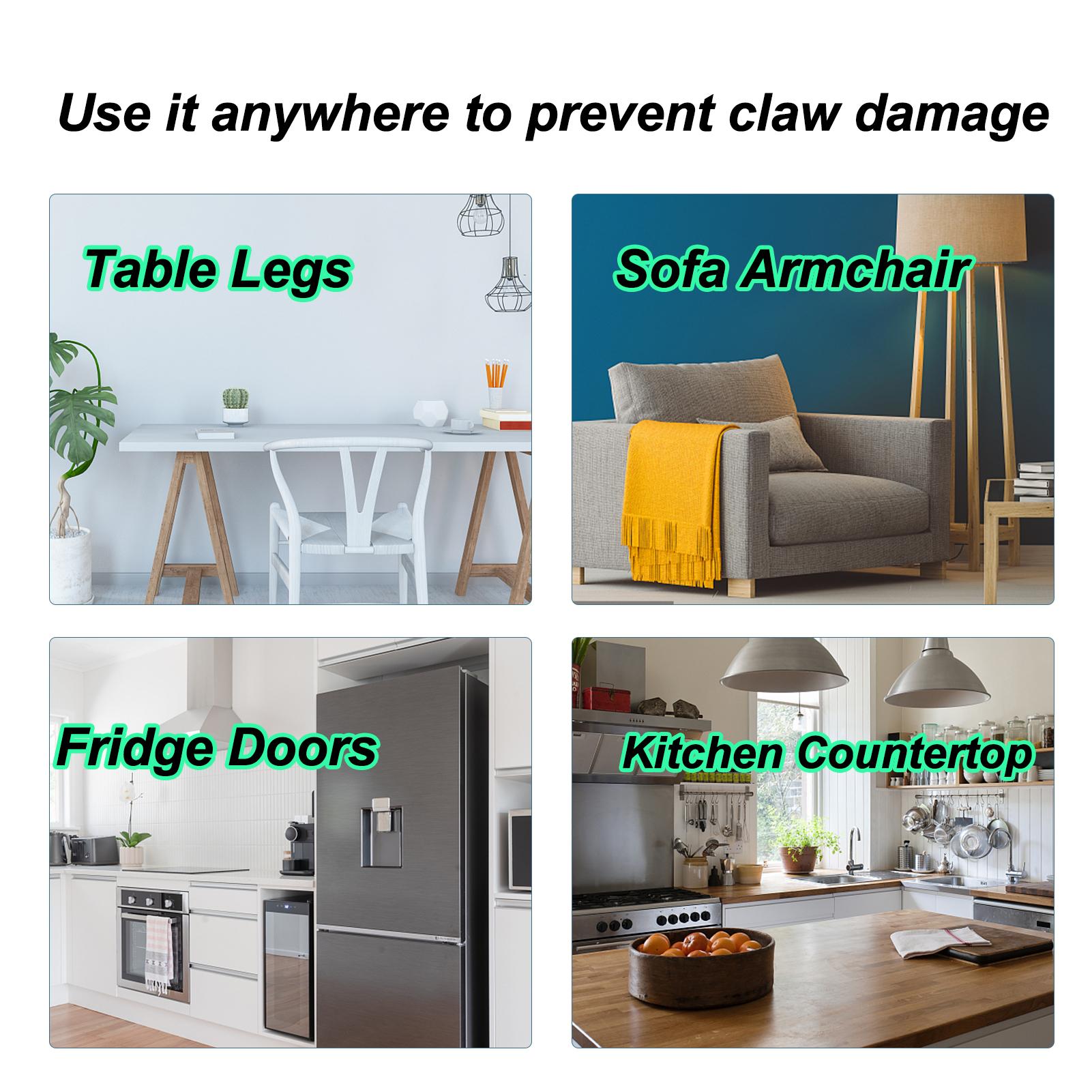 

Couch Cat Scratch Protector for Furniture Sofa Anti Cat Scratch прозрачный