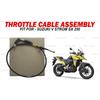 Fit For Suzuki V-Strom SX 250 "Black Throttle Cable Assembly No-1"