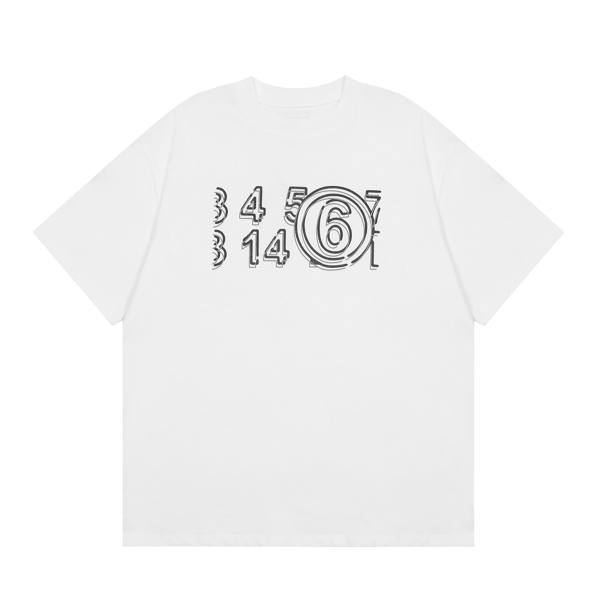 

Abstract Digital PatternTshirt for Couples Casual and VersatileTshirt with Black and White Circles and 6Printed Street Clothes S