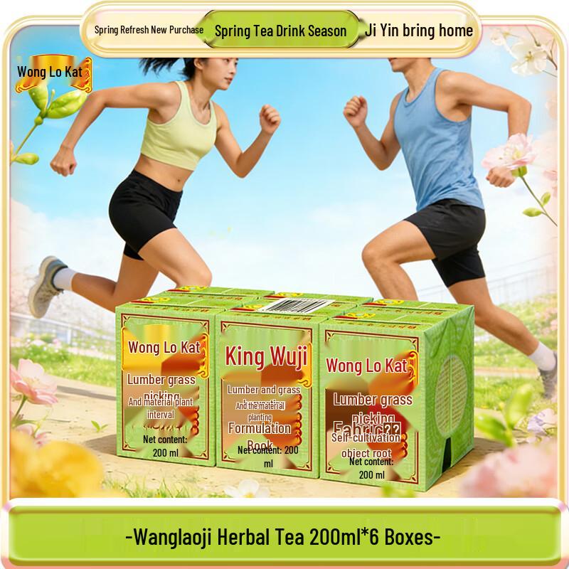 Wanglaoji Herbal Tea 200ml x 6-Pack