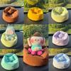 1pc Simple, Cute, Fun Car Toy Lazy Sofa Set with Dolls and Plush Toys - Perfect As a Holiday Gift