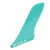 Paddle Board Tail Fin Nylon Fiberglass 9.25 Inch Surf Fin Replacement for Longboard Surfing Accessories Green
