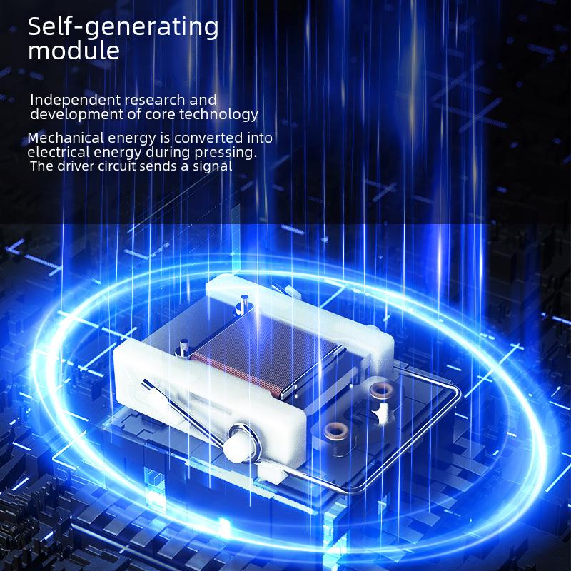 Battery-Free Waterproof Wireless Wall Switch with High Sensitivity