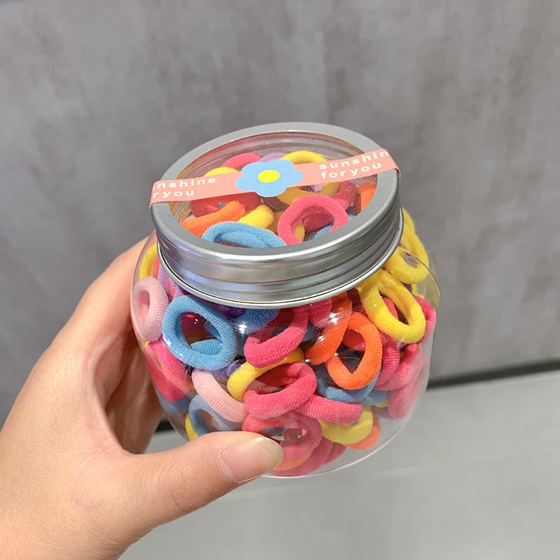 Elastic Hair Tie for Children and Women - Soft, Hair-Friendly Rubber Bands for Little Girls and Babies