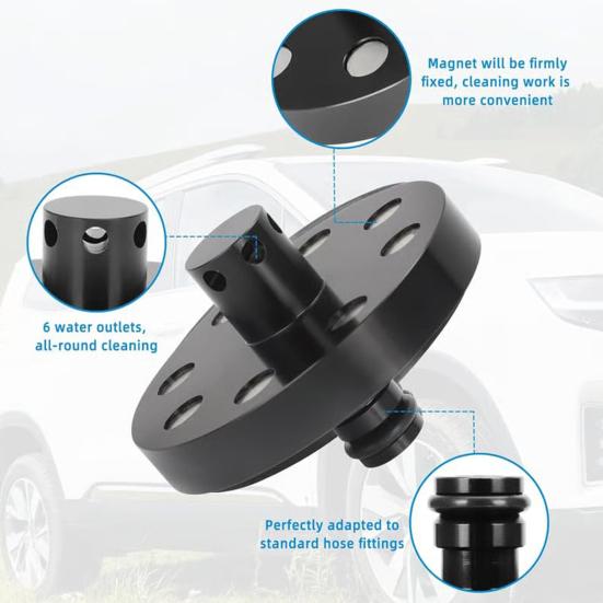 O-Ring Chassis Cleaner Flusher Kit for Cars Trucks SUV Efficiently Clean Wheel Arches Undercarriage Sand And Dirt Remover Tools Quick Connection Wash
