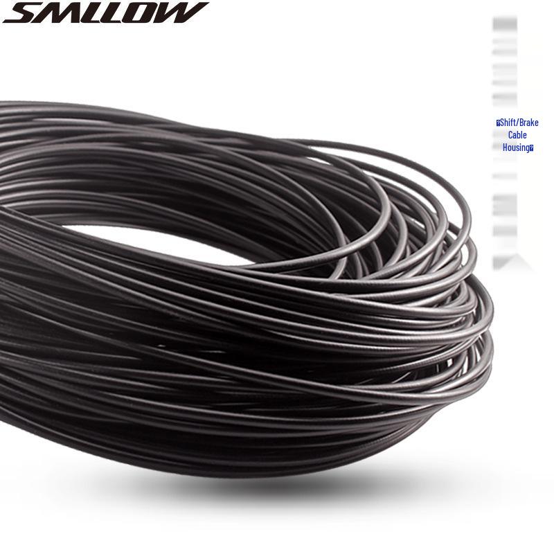 Multi-use Cable Housing Kit for Mountain & Road Bikes with End Caps Brake Cable Housing - Black