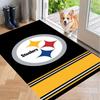 Soft Floor Carpet Pittsburgh Steelers Pattern Area Rug Decorative Mat For Home Room Decoration