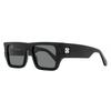 Off White Unisex Rectangular Chester Sunglasses Oeri149 1007 Black 54mm 1007