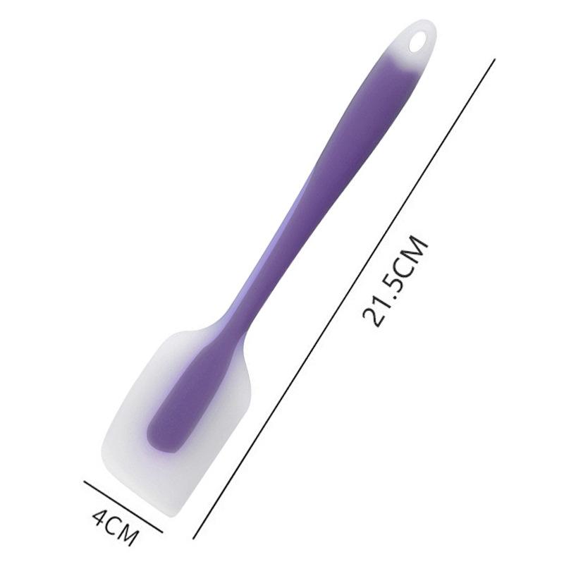 Silicone Spatula Cream Butter Cooking Baking Spatula Heat Resistant Utensils Scrape Decorator Translucent Kitchen Baking Tools