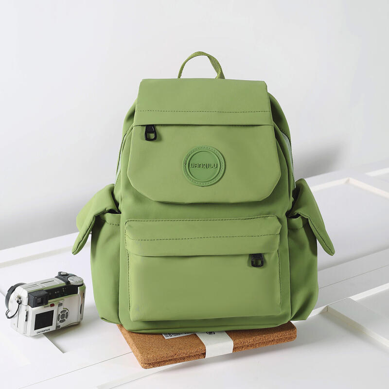 Women's Travel Outdoor Nylon Backpack Student Book Nylon Lightweight Small Backpack