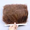 Encryption 8-10Cm Vascular Flannel Edge Clothing Accessories Material Colored Turkey Fluff Skirt Headdress