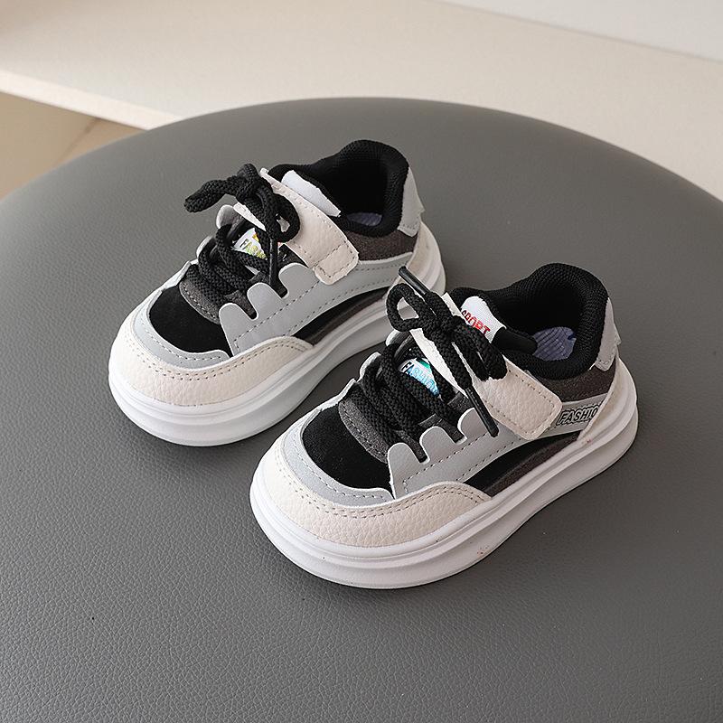 New Spring and Autumn Children's Sneakers Boys' Sports Shoes1-3Soft-soled Toddler Shoes for Girls, Lightweight and Trendy Shoes