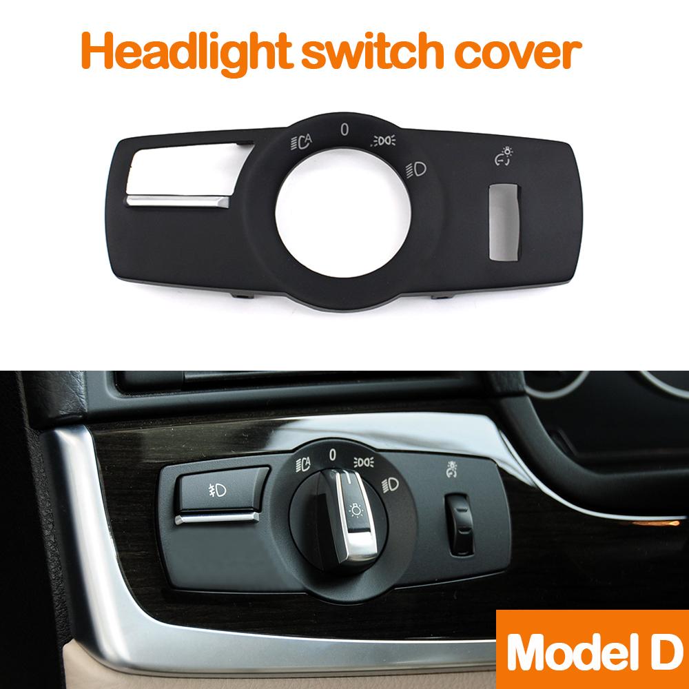 Head Lamp Rotary Button Headlight Roller Switch Knob Cover Panel For BMW 5 6 7 Series X3 X4 F01 F02 F10 F11 F07 F06 F12 F25 F26