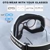 YEZIXIN Spherical Anti-Fog Ski Goggles UV400 HD Protection Snowboard Snowmobile Outdoor Sports Glasses for Men Women Teens