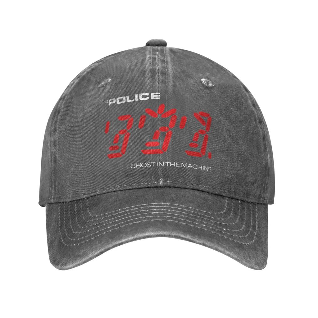 Washed Baseball Cap The Police Band Ghost In The Machine Summer Trucker Hat For Couple Women  Vintage Outdoor Sun Baseball Caps