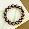 Creative lobular red sandalwood wrong silver Duofu men's and women's bracelets, national tide wind wood silver inlaid blessing bracelet jewelry