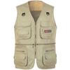 Men's Multi-Pocket Tactical Vest for Fishing and Photography - Mesh Design for Spring, Summer, and Autumn