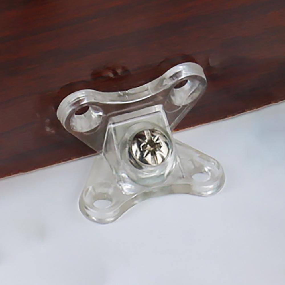 10pc Corner Brackets Screws L-shaped Butterfly Support Connector Removable Combination Fasteners Right Angle Bracket Corner Code